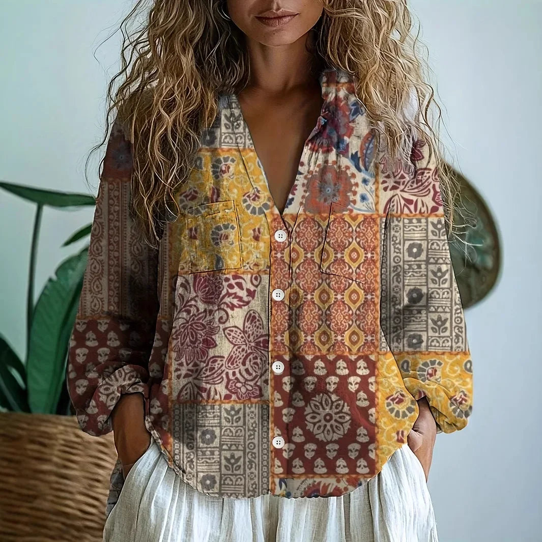 Grace | Relaxed Floral Print Blouse