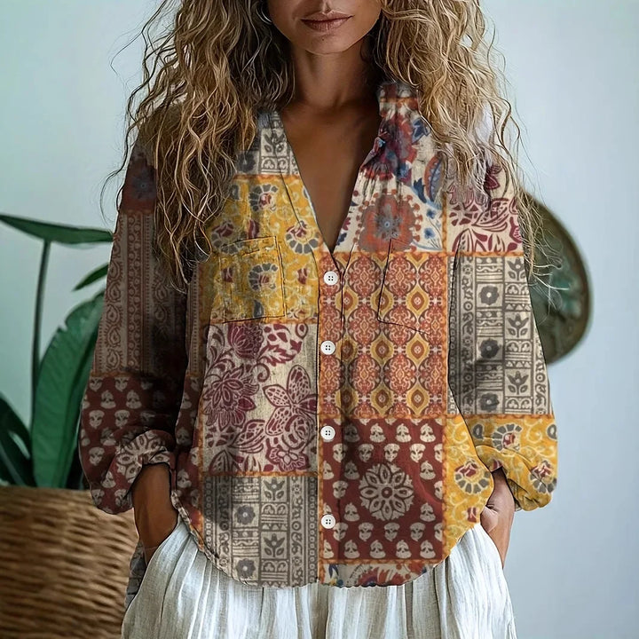 Grace | Relaxed Floral Print Blouse