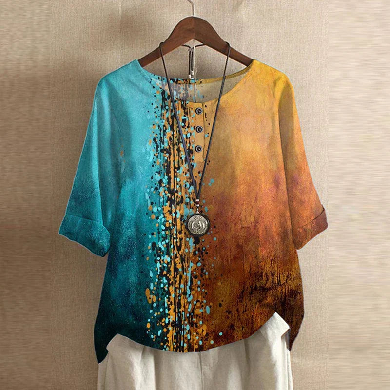 Nora | Women's Vintage Floral Blouse