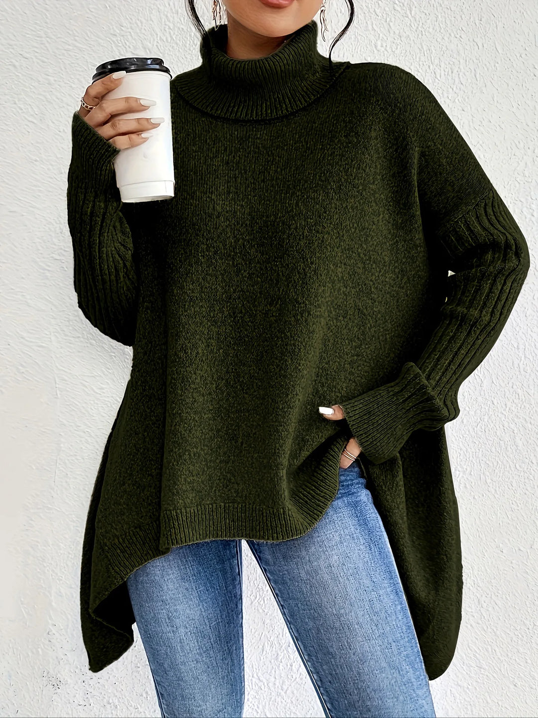 Constance | Women's Cashmere Turtleneck Sweater