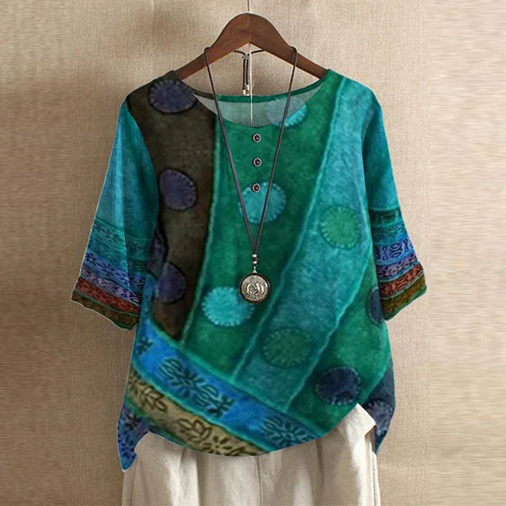 Nora | Women's Vintage Floral Blouse