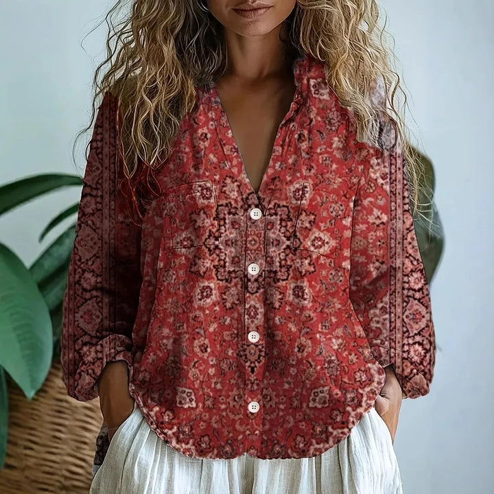 Grace | Relaxed Floral Print Blouse