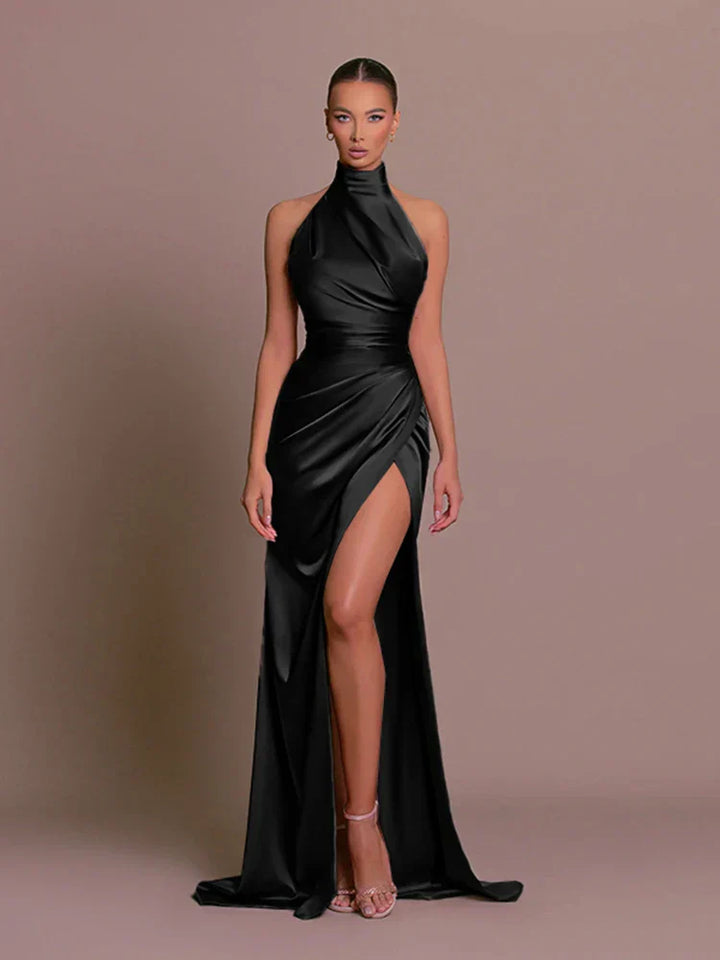 Yolanda | Wedding Guest Slit Gown