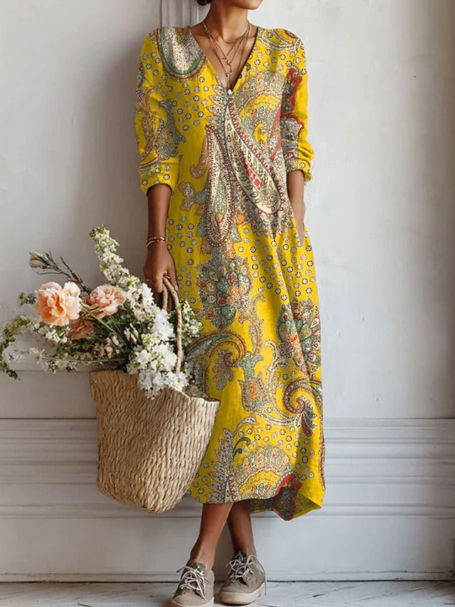 Hyacinth | Women's Relaxed Fit Day Dress with Pockets
