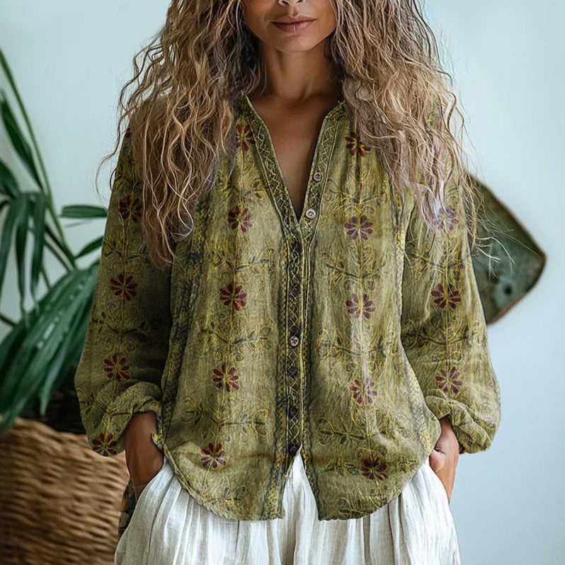 Grace | Relaxed Floral Print Blouse