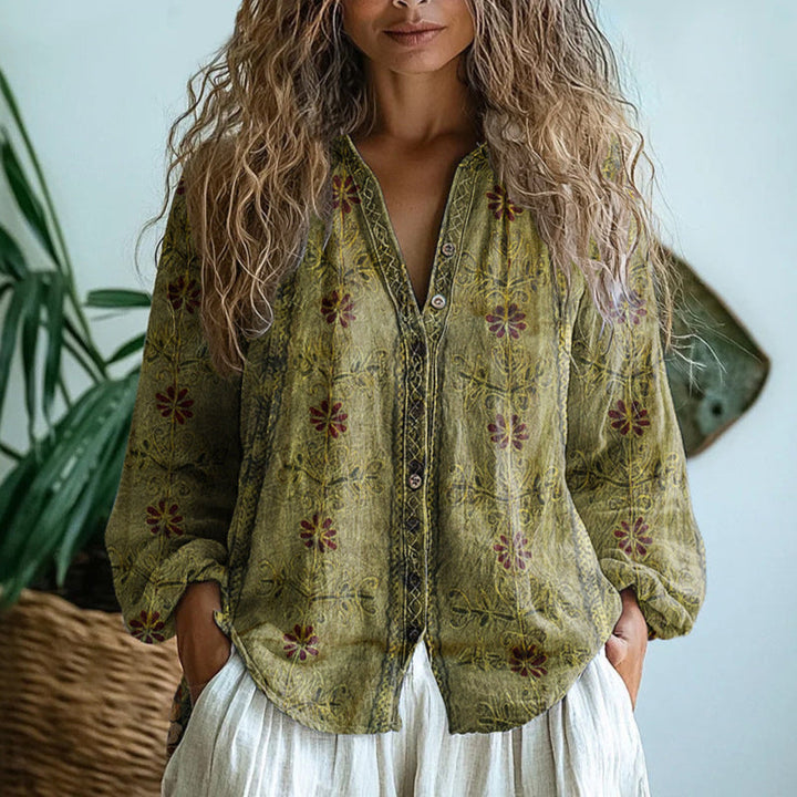 Grace | Relaxed Floral Print Blouse