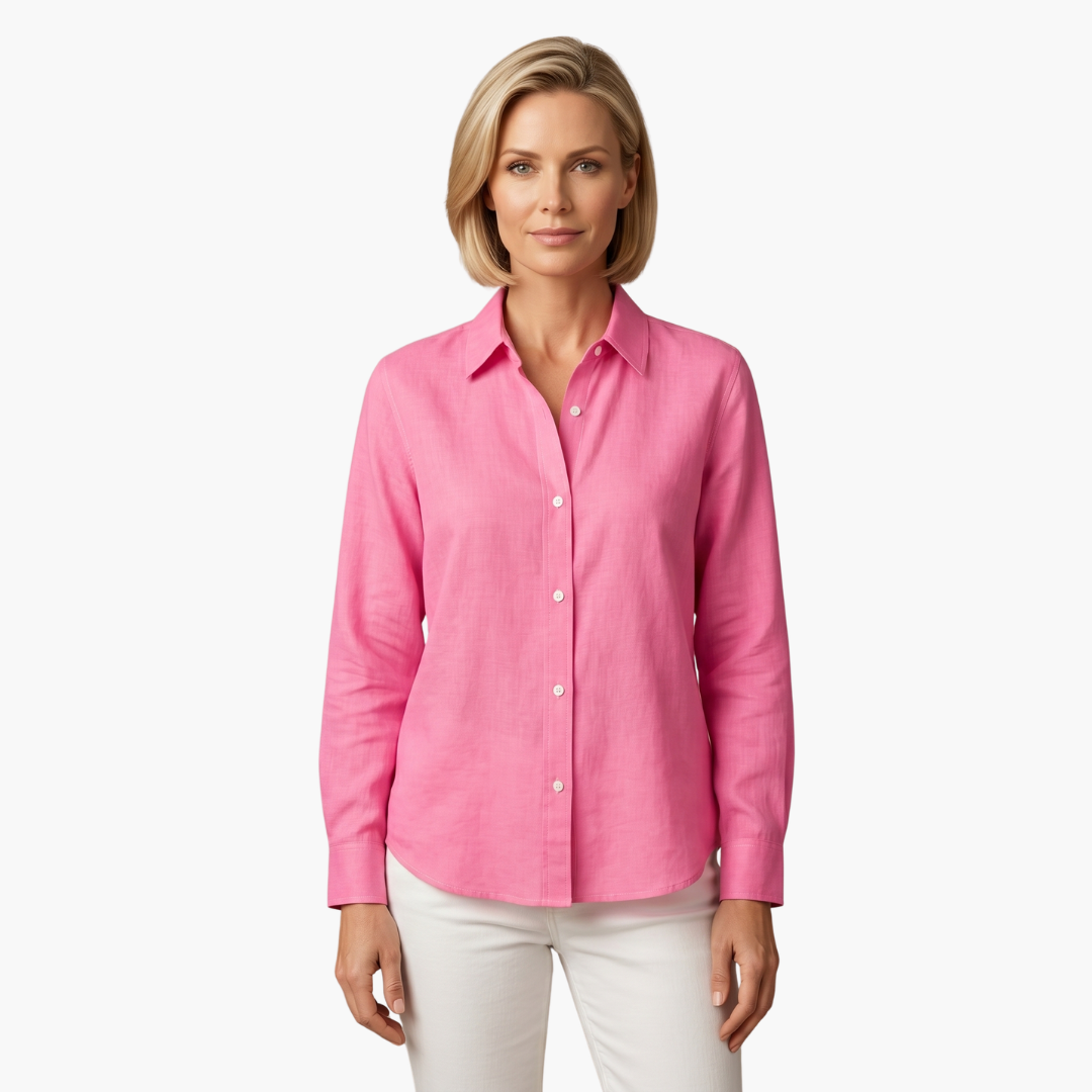 Severine | Women's Collared Button-Down Blouse