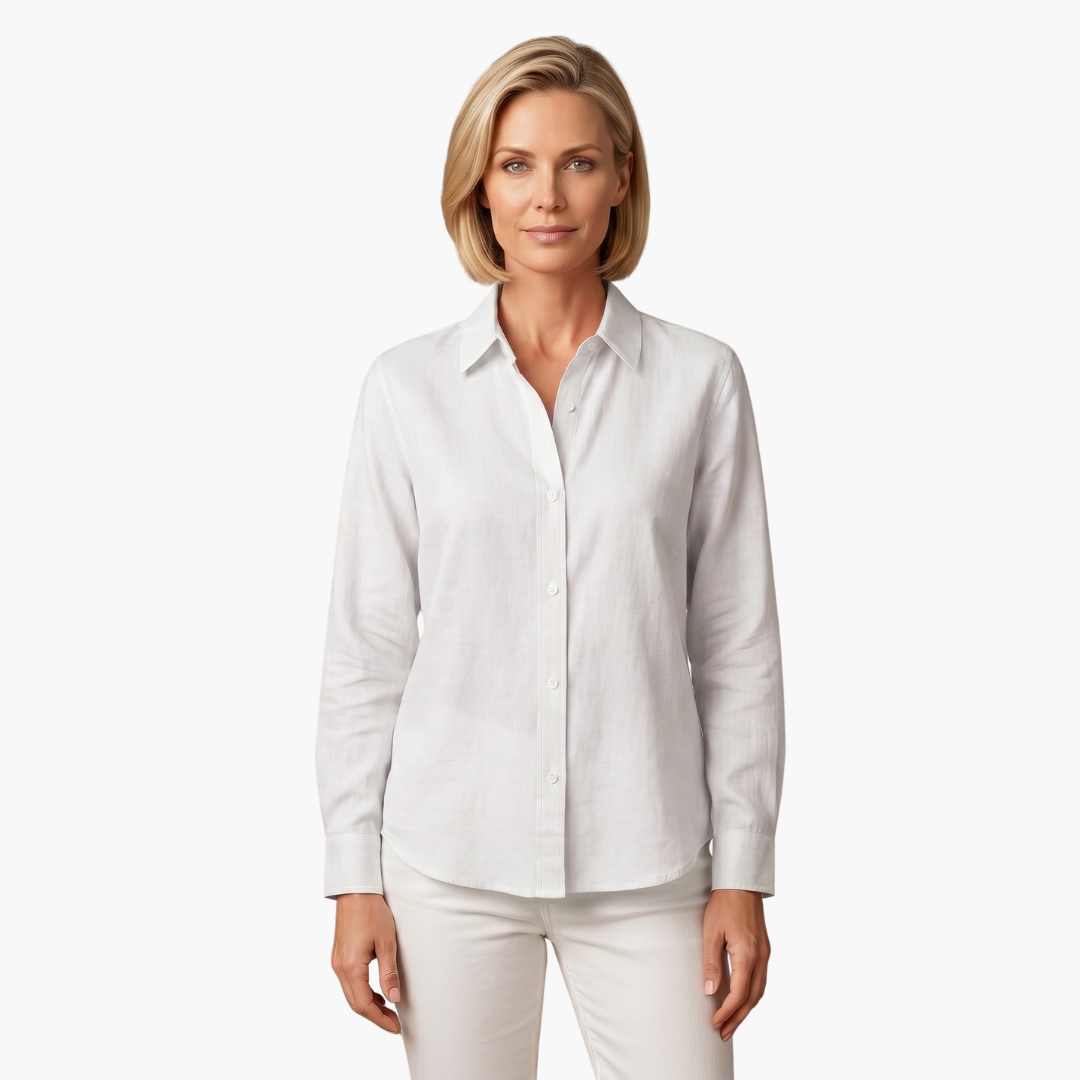 Severine | Women's Collared Button-Down Blouse