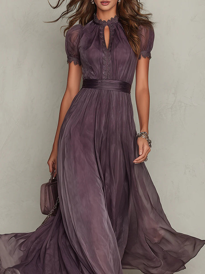 Aurora | Vintage Chiffon Maxi Dress