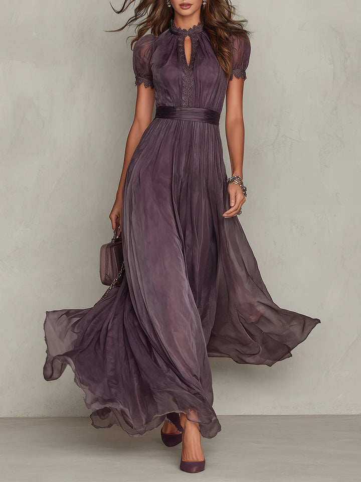 Aurora | Vintage Chiffon Maxi Dress