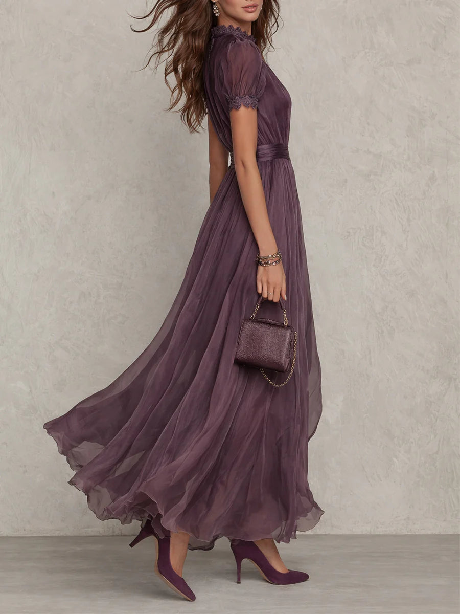 Aurora | Vintage Chiffon Maxi Dress