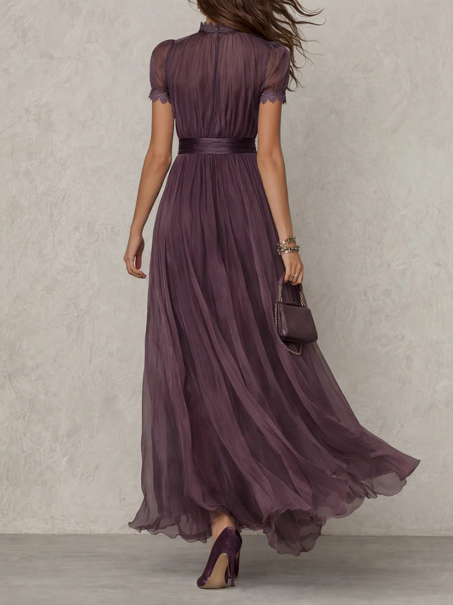 Aurora | Vintage Chiffon Maxi Dress