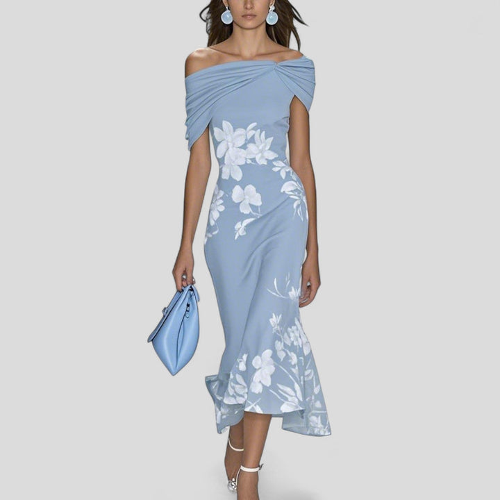 Vivienne | Printed Midi Dress