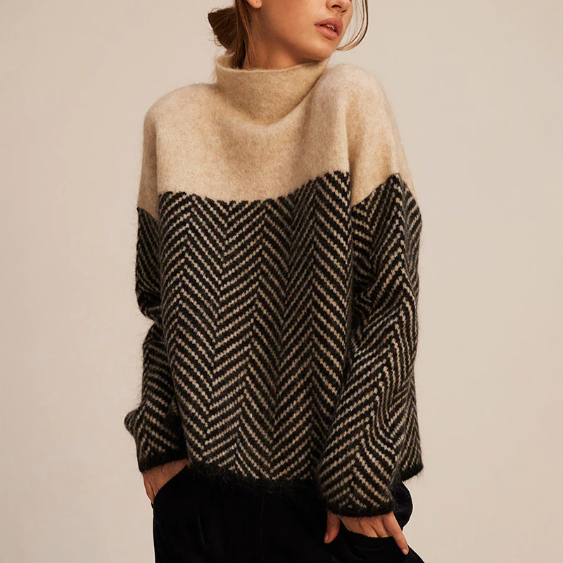 Margot | Women's Turtleneck Knit Sweater