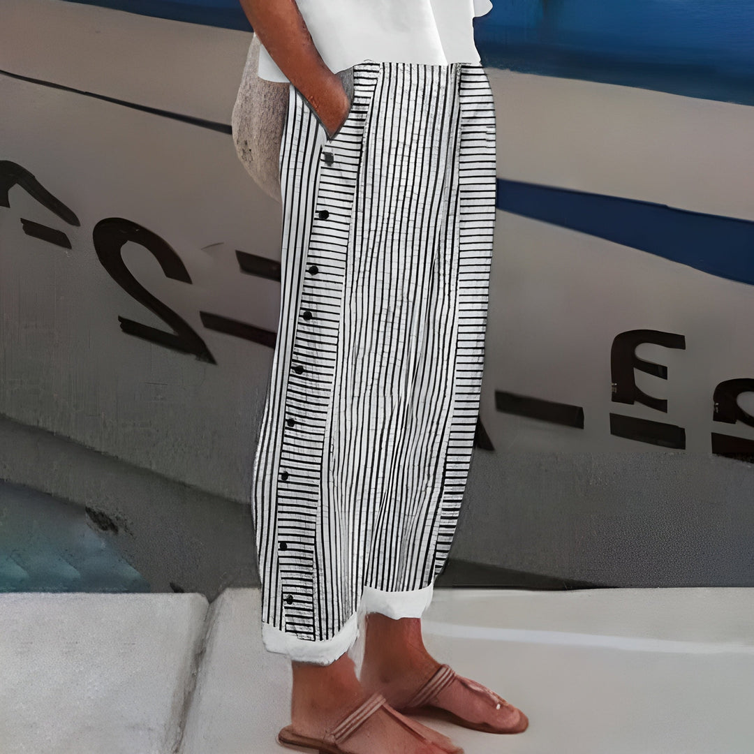 Beatrice | Women's Straight Leg Pants with Pockets