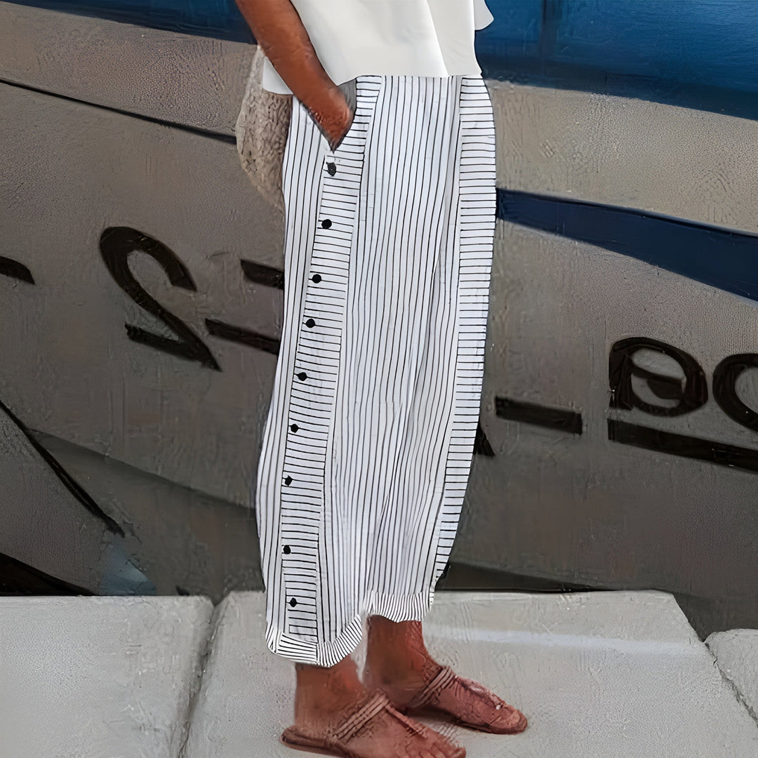 Beatrice | Women's Straight Leg Pants with Pockets