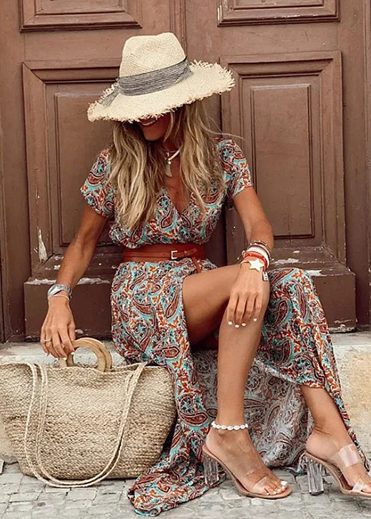Summer | Women's Boho Maxi Dress