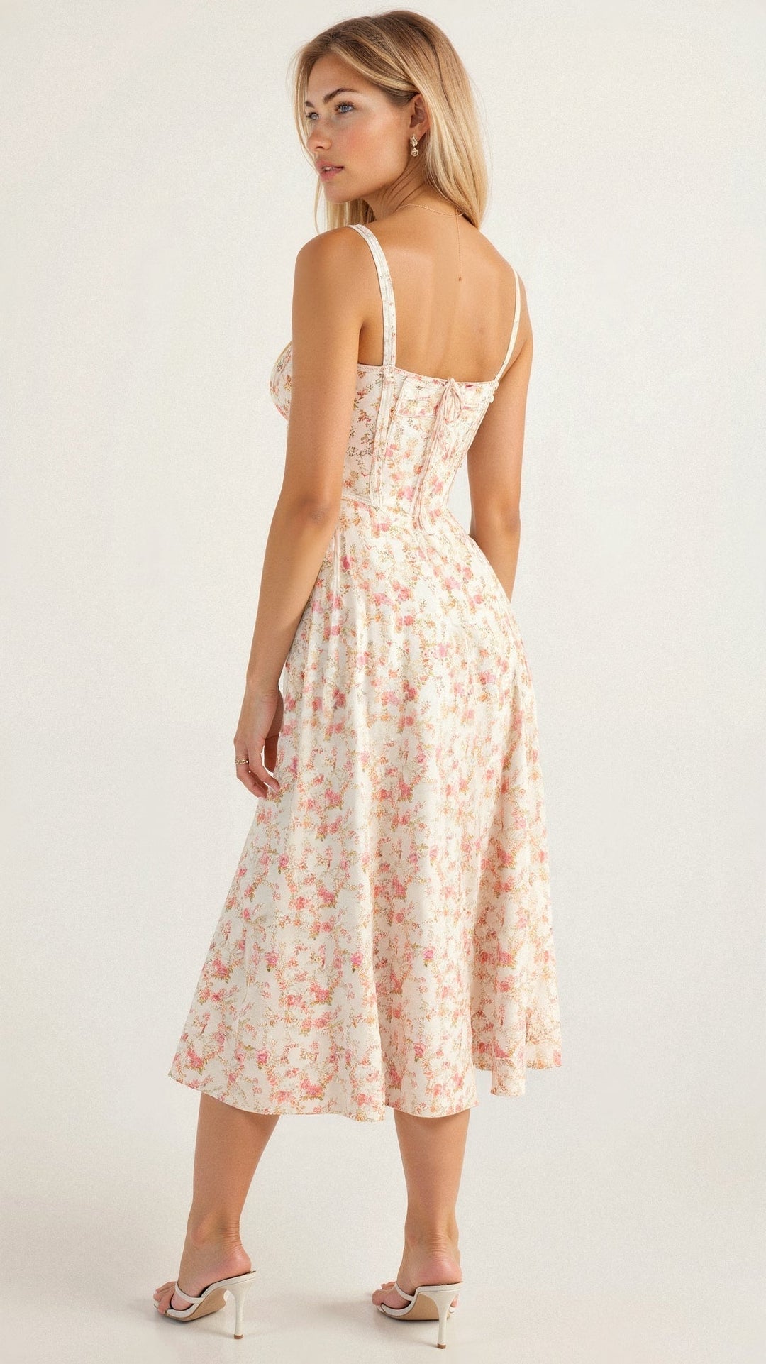Octavia | Wedding Guest Bustier A-Line Maxi Dress