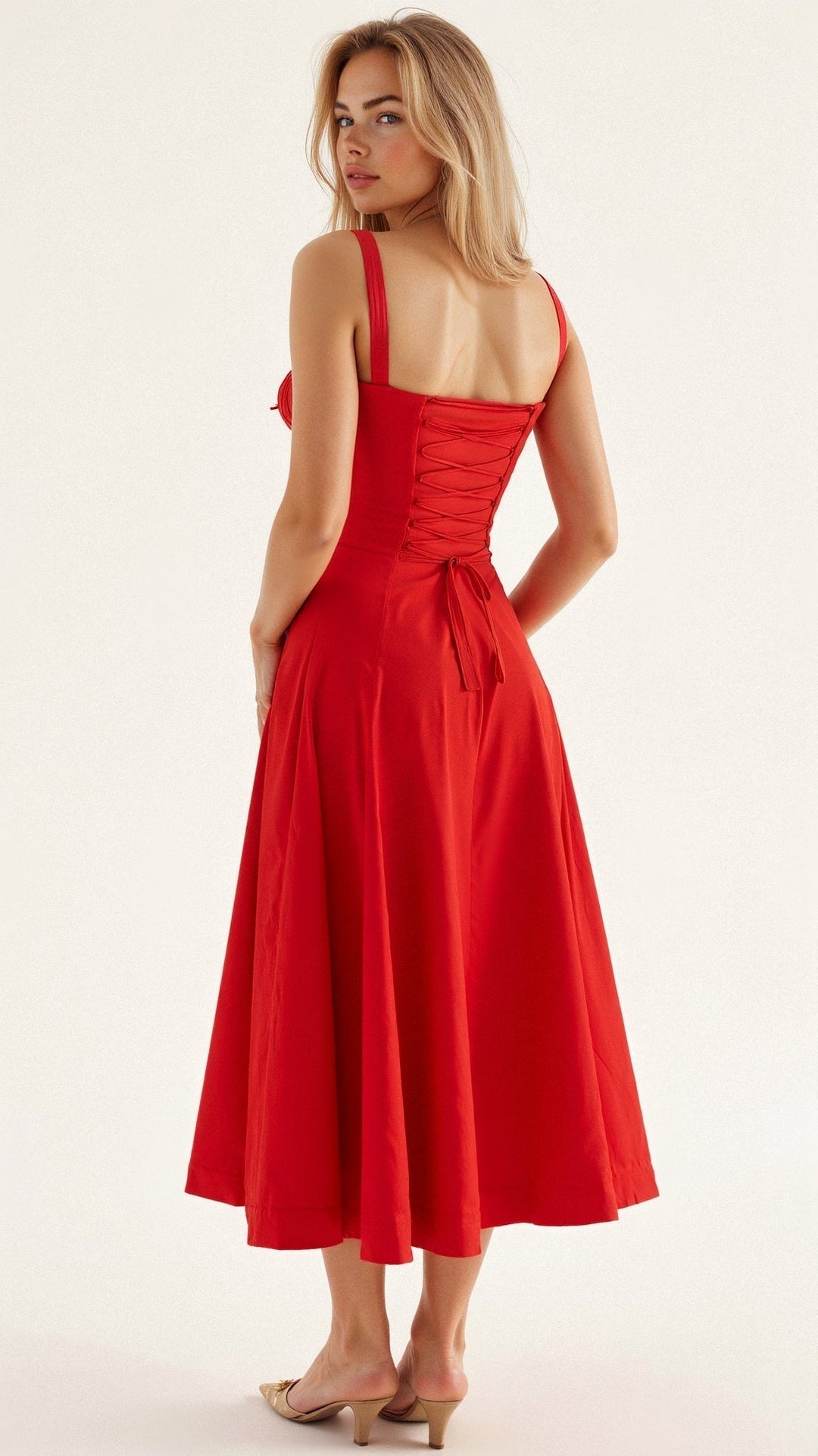 Octavia | Wedding Guest Bustier A-Line Maxi Dress