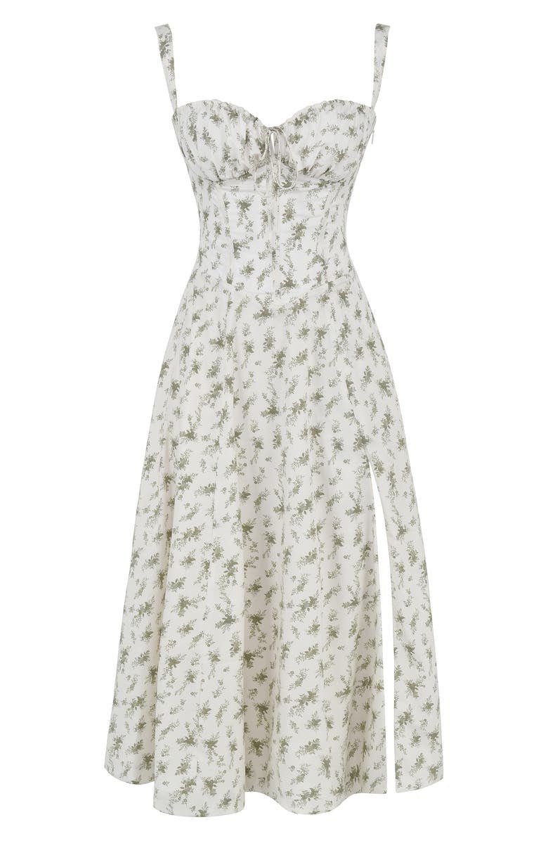 Octavia | Wedding Guest Bustier A-Line Maxi Dress