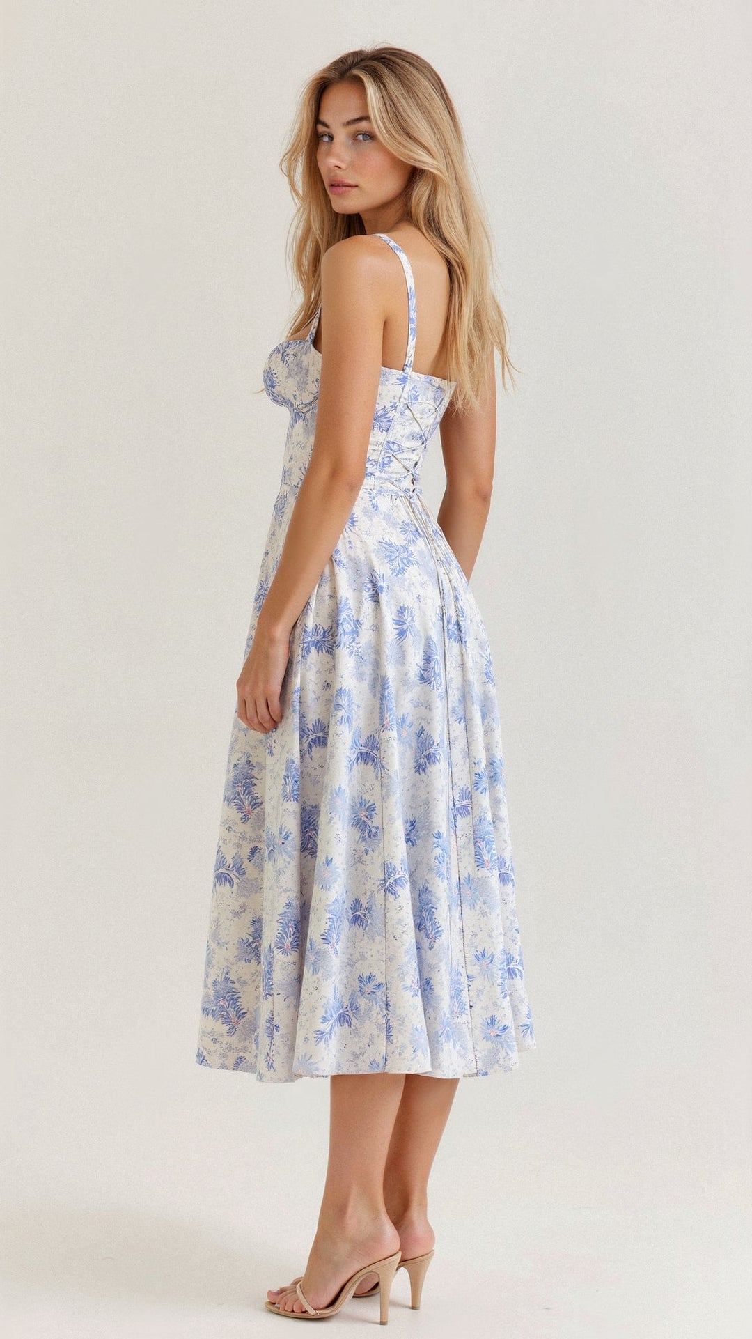 Octavia | Wedding Guest Bustier A-Line Maxi Dress