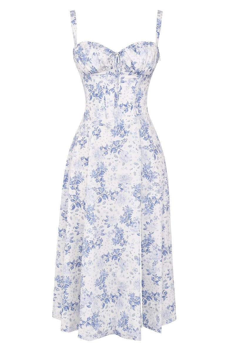Octavia | Wedding Guest Bustier A-Line Maxi Dress