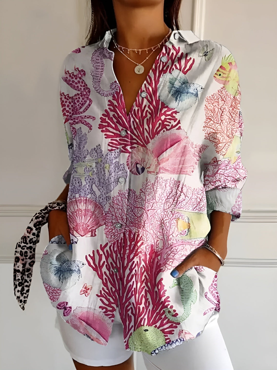 Stella | Women's Printed Blouse